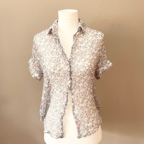 Vintage Silk Floral Blouse - Picture 1 of 5